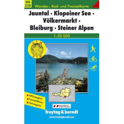 Achat Carte randonnées Jauntal-Klopeiner See-Völkermarkt-Bleiburg-Steiner Alpen - Freytag 238