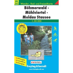 Achat Carte randonnées Böhmerwald - Mühlviertel - Moldaustausee - Freytag 262