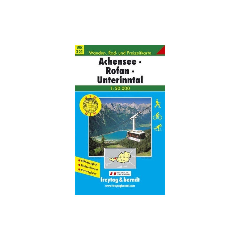 Achat Carte randonnées Achensee-Rofan-Unterinntal - Freytag 321