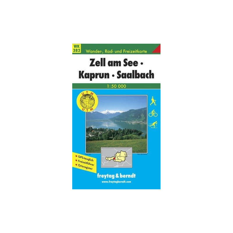 Achat Carte randonnées Zell am See-Kaprun-Saalbach - Freytag 382