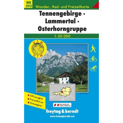Achat Carte randonnées Tennengebirge-Lammertal-Osterhorngruppe - Freytag 392