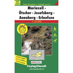 Achat Carte randonnées Mariazell-Ötscher-Josefsberg-Annaberg-Erlaufsee - Freytag 5031