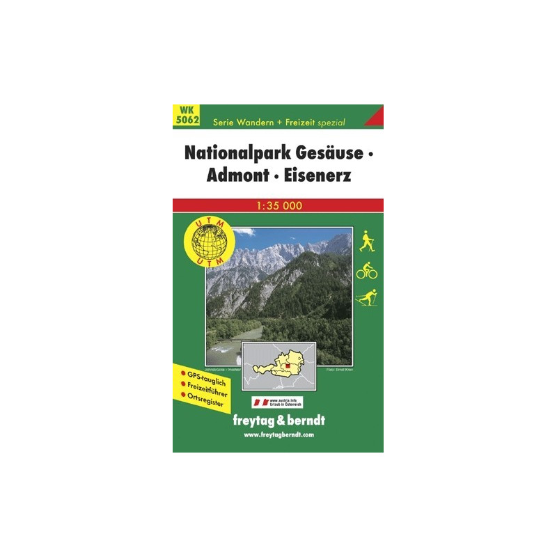 Achat Carte randonnées Nationalpark Gesäuse-Admont-Eisenerz -Freytag 5062