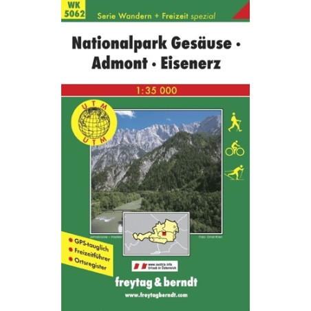 Achat Carte randonnées Nationalpark Gesäuse-Admont-Eisenerz -Freytag 5062