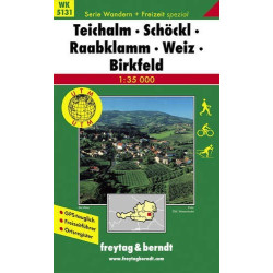Achat Carte randonnées Teichalm-Schöckl-Raabklamm-Weiz-Birkfeld - Freytag 5131