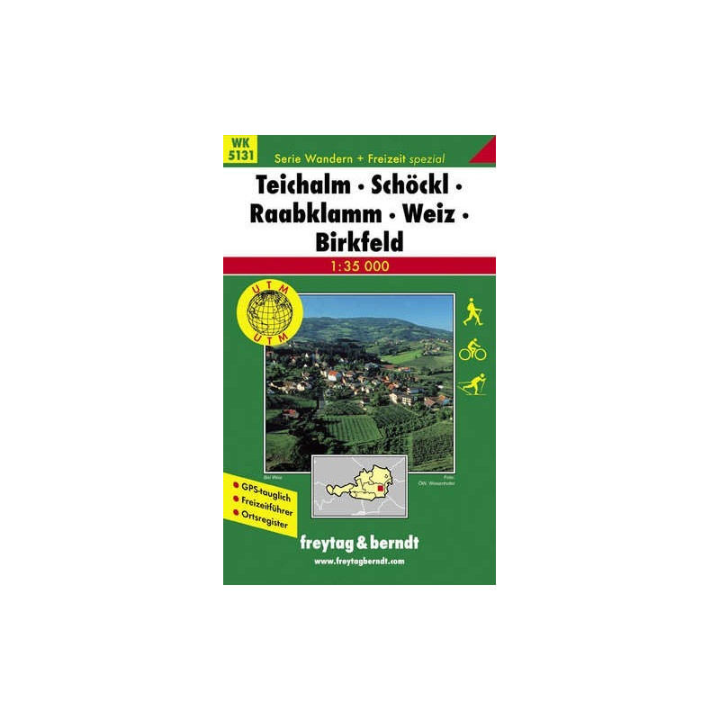Achat Carte randonnées Teichalm-Schöckl-Raabklamm-Weiz-Birkfeld - Freytag 5131