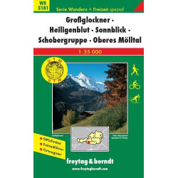 Achat Carte randonnées Großglockner-Heiligenblut-Sonnblick-Schobergruppe-Oberes Mölltal - Freytag 5181