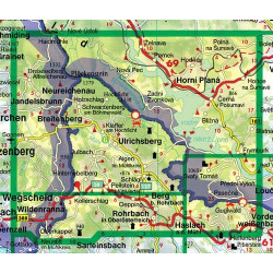 Achat Carte randonnées Böhmerwald-Hochficht-Rohrbach-Moldau Stausee - Freytag 5262