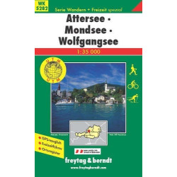 Achat Carte randonnées Attersee-Mondsee-Wolfgangsee - Freytag 5282