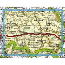 Achat Carte randonnées Chiemsee-Traunstein-Ruhpolding-Chiemgauer Alpen und Seen - Freytag 9