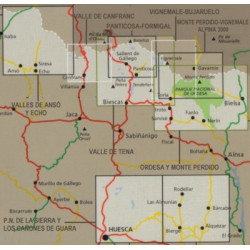 Achat Cartes randonnées Valles de Anso y Echo - Alpina