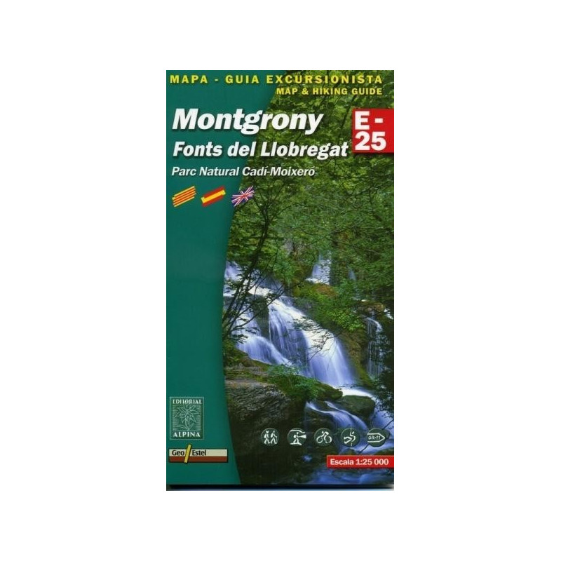 Achat Cartes randonnées Montgrony, Font de Llobregat, PN Cadi-Moixero - Alpina