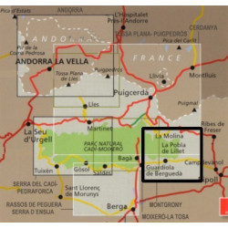 Achat Cartes randonnées Montgrony, Font de Llobregat, PN Cadi-Moixero - Alpina