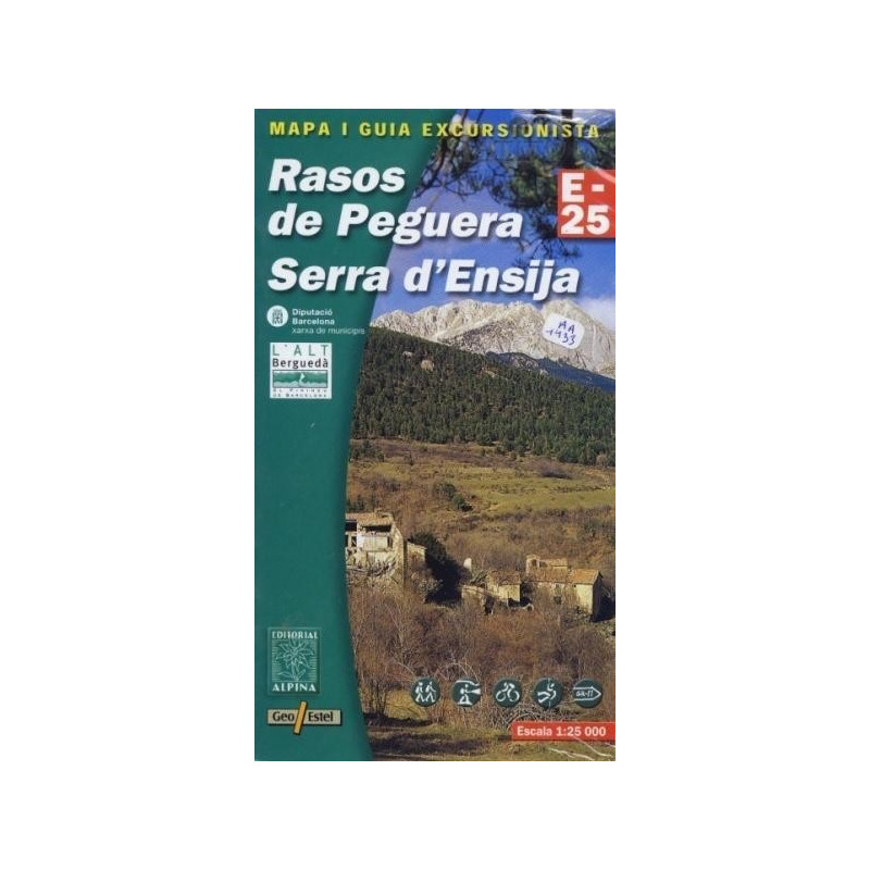 Achat Cartes randonnées Rasos de Peguera, Serra d'Ensija - Alpina
