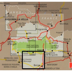 Achat Cartes randonnées Rasos de Peguera, Serra d'Ensija - Alpina