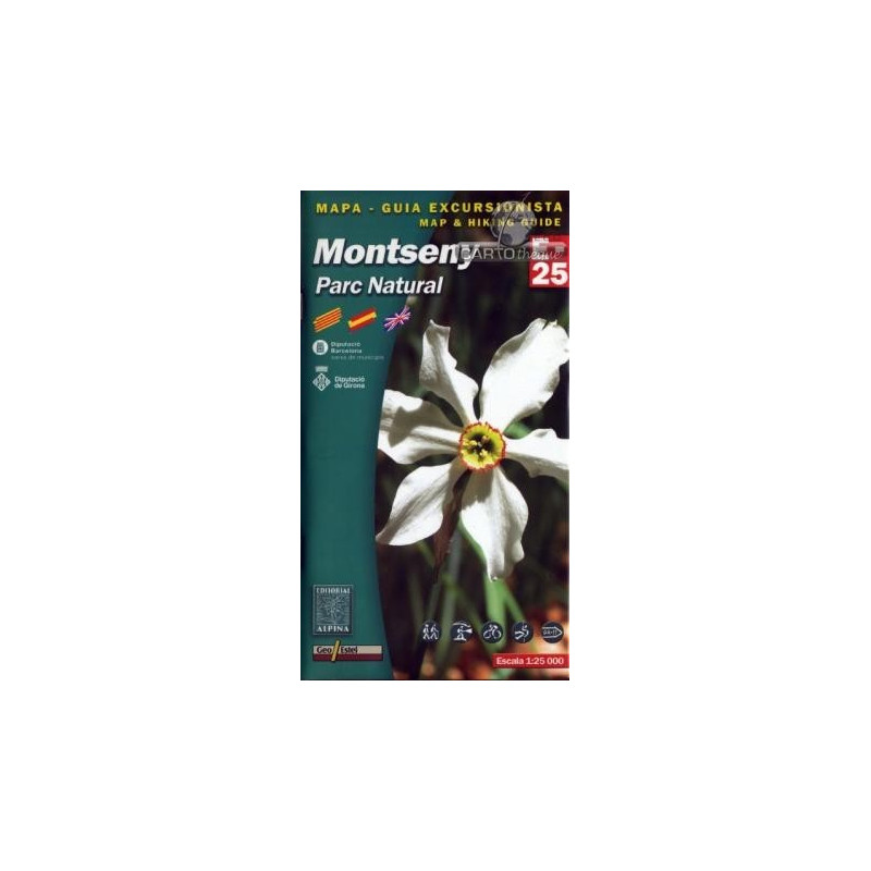 Achat Cartes randonnées Montseny - Alpina