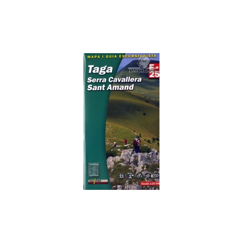 Achat Cartes randonnées Taga, Serra Cavallera, Sant Amand - Alpina