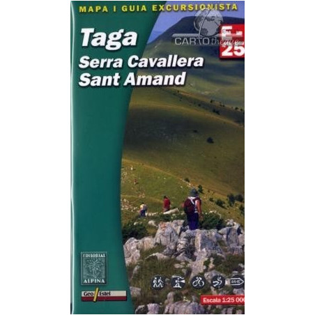 Achat Cartes randonnées Taga, Serra Cavallera, Sant Amand - Alpina