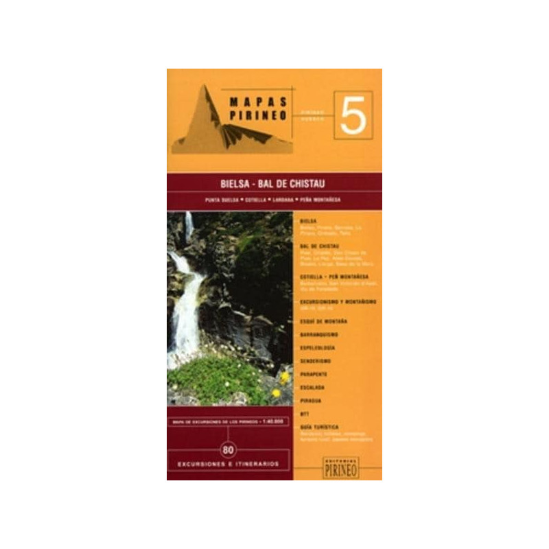 Achat Cartes randonnées Bielsa, Bal de Chistau - Editorial Pirineo