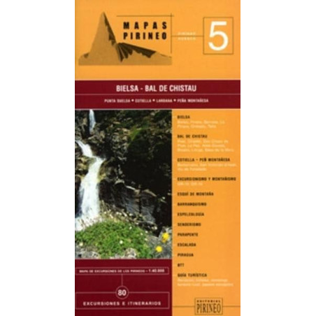 Achat Cartes randonnées Bielsa, Bal de Chistau - Editorial Pirineo