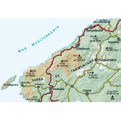 Achat Cartes randonnées Mallorca Tramuntana Sud - Alpina