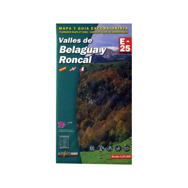 Achat Cartes randonnées Belagua, Roncal - Alpina