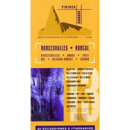 Achat Cartes randonnées Roncesvalles - Editorial Pirineo