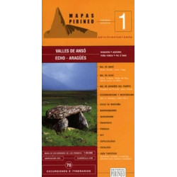 Achat Cartes randonnées Valles de Anso, Echo -  Editorial Pirineo