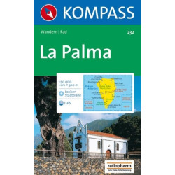 Achat Carte randonnées La Palma - Kompass 232
