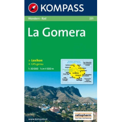 Achat Carte randonnées La Gomera - Kompass 231