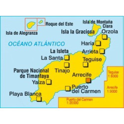 Achat Carte randonnées Lanzarote - Kompass 241