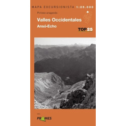Achat Cartes randonnées Valles occidentales. Ansó-Echo - TOP 25 Prames