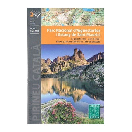 Achat Cartes randonnées Parc Nacional Aiguestortes i Estany de San Maurici - Alpina