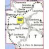 Achat Carte randonnées - Mont-Blanc, Courmayeur, Chamonix, la Thuile - IGC 107