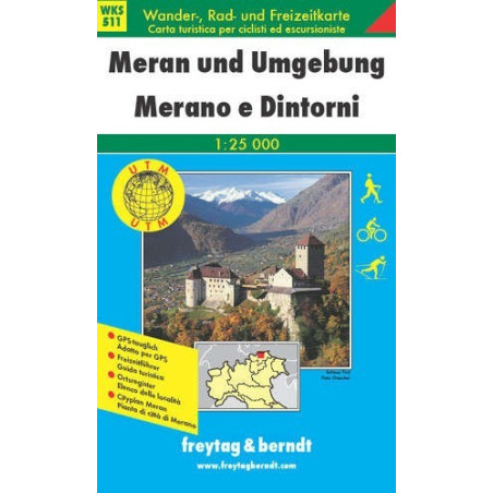 Achat Carte randonnées Meran und Umgebung - Freytag 11