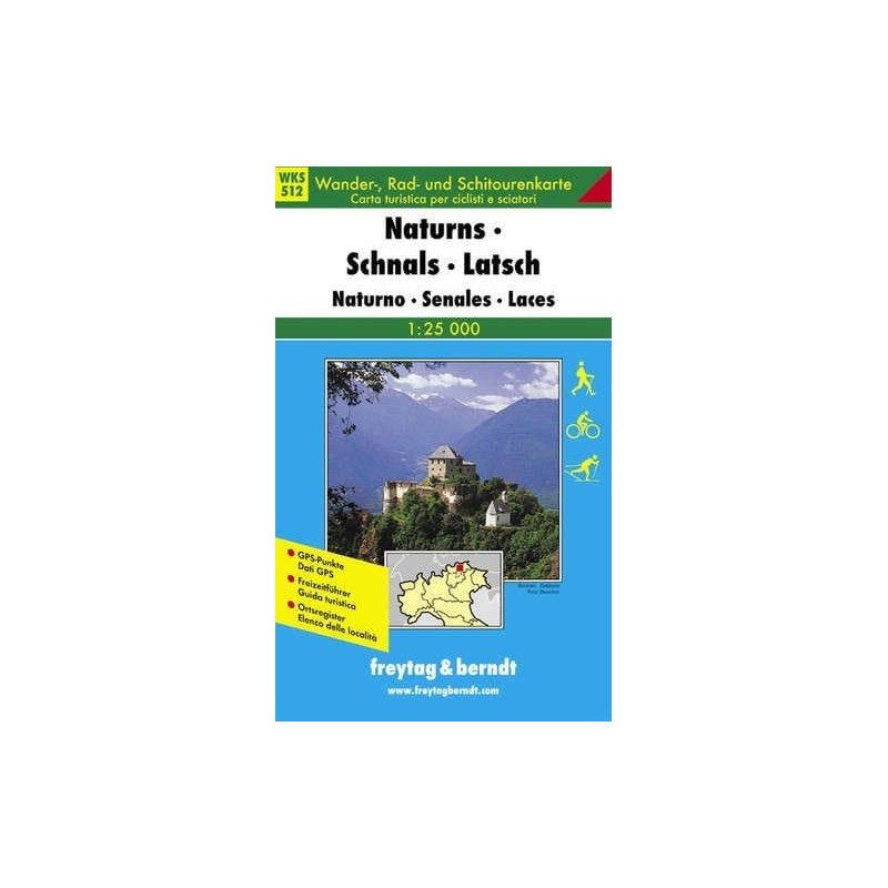 Achat Carte randonnées Naturns, Schnals, Latsch - Freytag 12