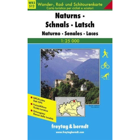 Achat Carte randonnées Naturns, Schnals, Latsch - Freytag 12