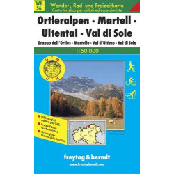 Achat Carte randonnées Orteralpen Martell - Freytag 6