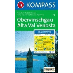 Achat Carte randonnées Obervinschgau, Alta Val Venosta - Kompass 041
