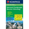 Achat Carte randonnées Naturpark Texelgruppe. Meraer Höhenweg - Kompass 043