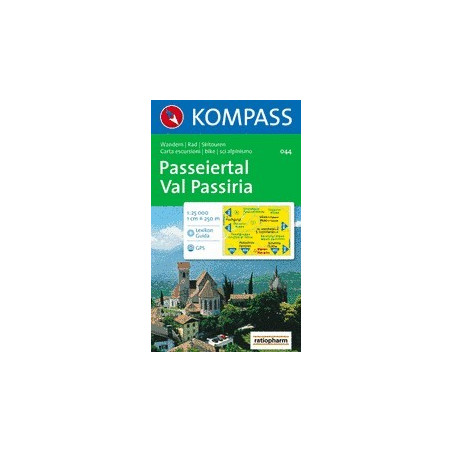Achat Carte randonnées Passeiertal / Val Passiria - Kompass 044