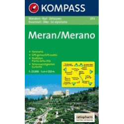 Achat Carte randonnées Meran, Merano - Kompass 053