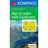 Achat Carte randonnées  Alpi di Ledro, Valli Giudicarie - Kompass 071