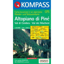 Achat Carte randonnées Altopiani di Pine, Val di Cembra - Kompass 075