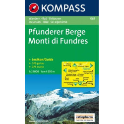 Achat Carte randonnées Pfunderer Berge/Monti di Fundres - Kompass 081