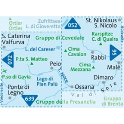 Achat Carte randonnées Val di Sole-Peio e Rabbi - Kompass 095