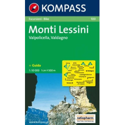 Achat Carte randonnées Monti Lessini, Recoaro Terme - Kompass 100