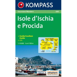 Achat Carte randonnées Isole d' Ischia e Procida - Kompass 680