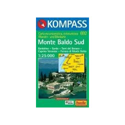 Achat Carte randonnées Monte Baldo Süd - Kompass 692