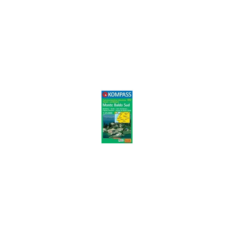 Achat Carte randonnées Monte Baldo Süd - Kompass 692